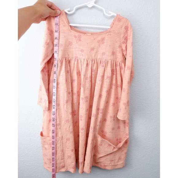 Vignette Rylie Long Sleeve Rose Dandelion Girls Dress, 7y - Picture 12 of 15
